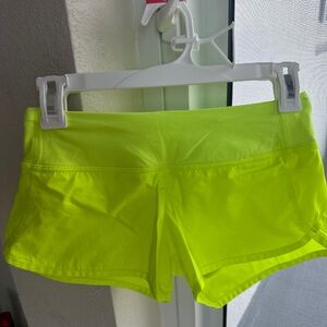 Lululemon Speed Shorts Size 2